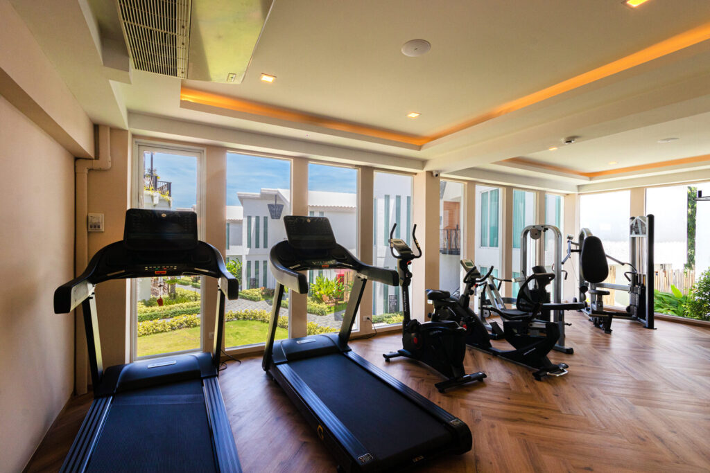 Gym facilities at Vannee Golden Sands